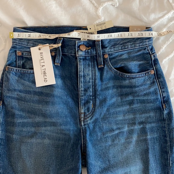 Madewell Cropped Vintage Jeans NWT - Picture 3 of 4